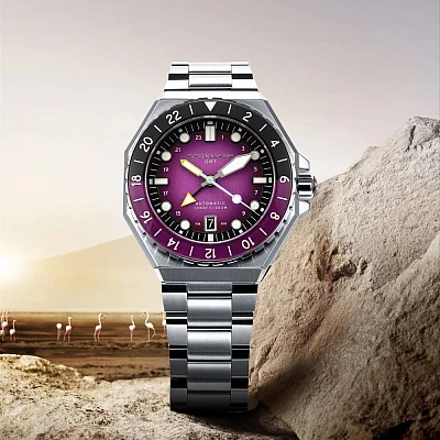 Spinnaker Dumas GMT Cadmium Violet Automatic Date Set SP-5119-66