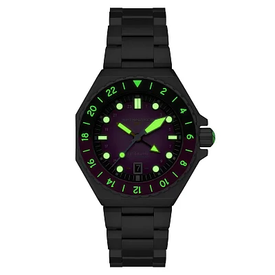 Spinnaker Dumas GMT Cadmium Violet Automatic Date Set SP-5119-66