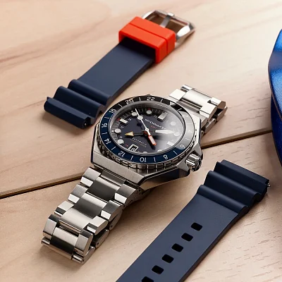 Spinnaker Dumas GMT Navy Black Automatic Date Set SP-5119-22