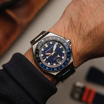 Spinnaker Dumas GMT Navy Black Automatic Date Set SP-5119-22