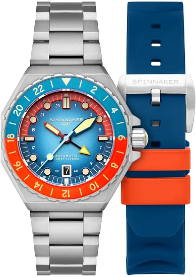 Spinnaker Dumas GMT Red Blue Automatic Date Set SP-5119-77