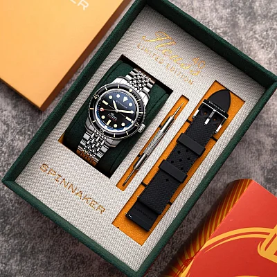 Spinnaker Fleuss Automatic Date Cool Black Set Limited Edition SP-5133-11