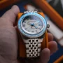  Zdjęcie 3 Spinnaker Fleuss GMT Automatic Date Moon White Rubber Strap Set SP-5120-22