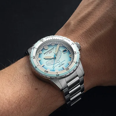 Spinnaker Hass Automatic Beluga Blue x MCS Limited Edition Set SP-5128-11