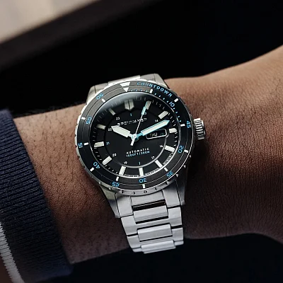 Spinnaker Hass Automatic Peeble Black SP-5099-22
