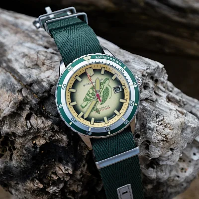Spinnaker Hass Automatic Turtle Green x MCS Limited Edition Set SP-5123-11