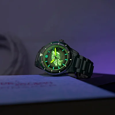 Spinnaker Hass Automatic Turtle Green x MCS Limited Edition Set SP-5123-11