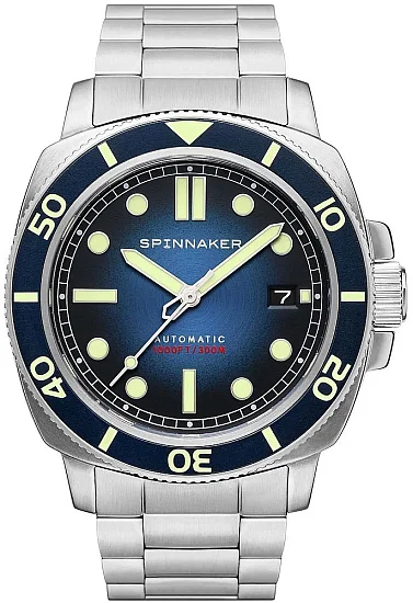 Spinnaker Hull Diver Liberty Blue Automatic Date Ceramic SP-5088-22