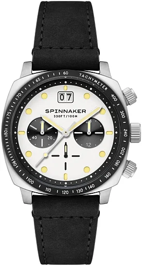 Spinnaker Hull Quartz Chrono Panda White SP-5068-07