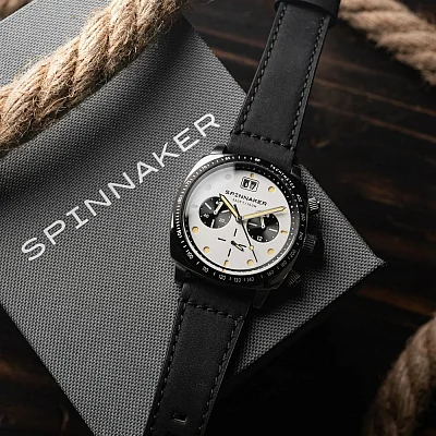 Spinnaker Hull Quartz Chrono Panda White SP-5068-07