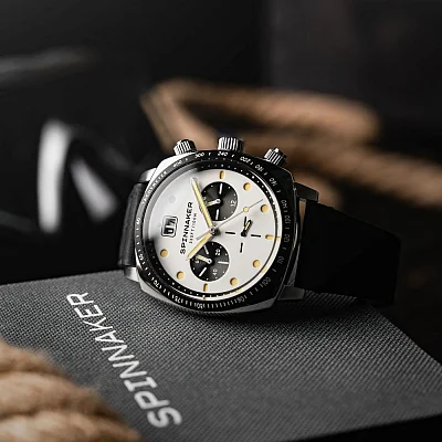 Spinnaker Hull Quartz Chrono Panda White SP-5068-07