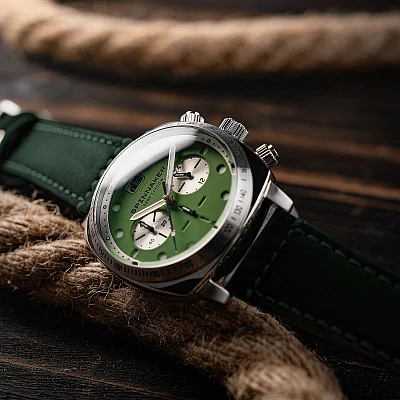 Spinnaker Hull Quartz Chrono Napier Green SP-5068-09