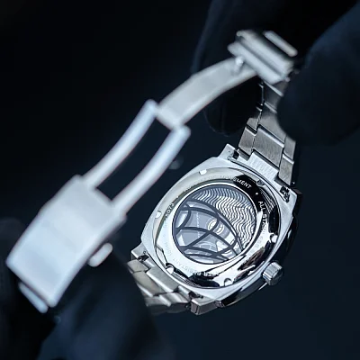 Spinnaker Hull Riviera Smoke Grey Automatic Date SP-5073-11