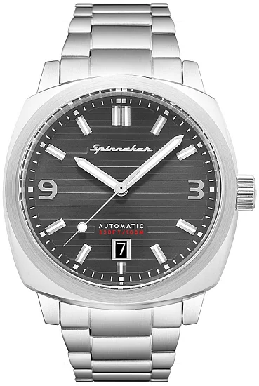 Spinnaker Hull Riviera Smoke Grey Automatic Date SP-5073-11