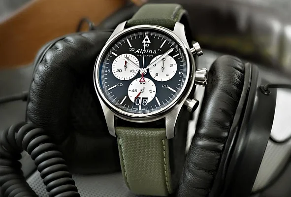 Alpina Startimer Pilot Quartz Chronograph Big Date AL-372BS4S6