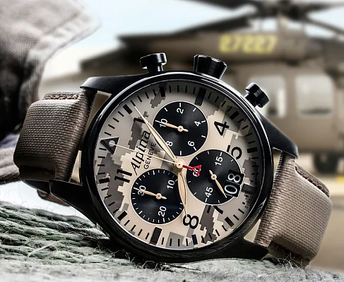 Alpina Startimer Pilot Quartz Chronograph Big Date AL-372MLY4FBS6