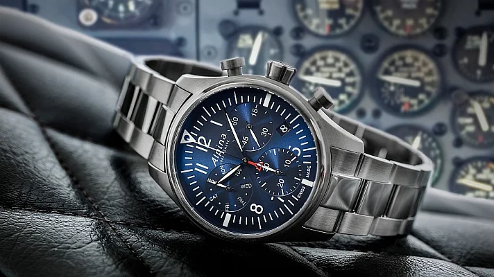 Alpina Startimer Pilot Quartz Chronograph Day-Date AL-371NN4S6B