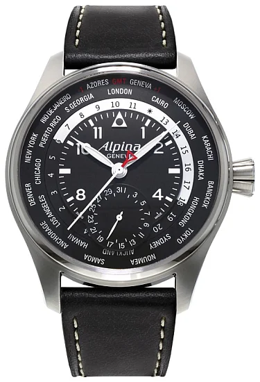 Alpina Startimer Pilot Worldtimer Manufacture AL-718B4S6