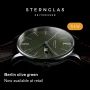  Zdjęcie 2 Sternglas Berlin Quartz Day-Date Olive Green Dial Black Strap S01-BE08-HE04