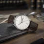  Zdjęcie 2 Sternglas Berlin Quartz Day-Date Metro Silver Brown Bracelet S01-BE10-HE05