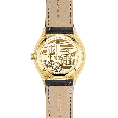 Sternglas Berlin Quartz Day-Date Piano Black S01-BE04-HE05