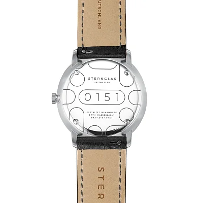 Sternglas Egor Quartz Date Green Dial S01-EG08-BR03