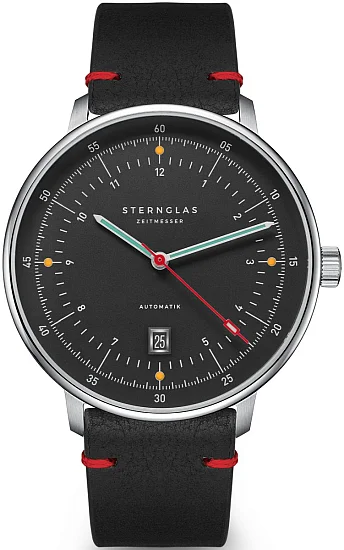 Sternglas Hamburg Automatic Date Athracite Dial Neuwerk Edition 20 S02-HHN65-VI29