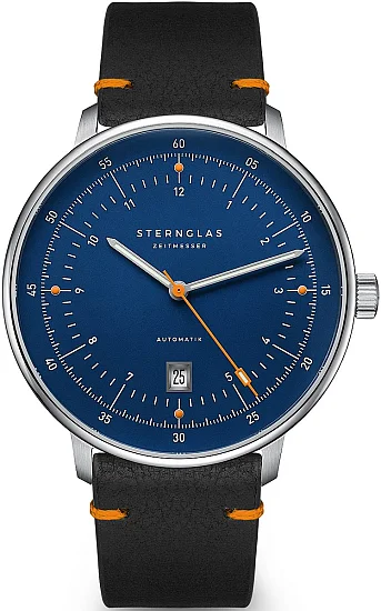 Sternglas Hamburg Automatic Date Blue Dial Edition Kuste S02-HHX06-EB05