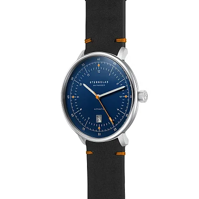 Sternglas Hamburg Automatic Date Blue Dial Edition Kuste S02-HHX06-EB05