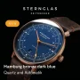  Zdjęcie 5 Sternglas Hamburg Automatic Date Dark Blue Bronze PVD S02-HH46-VI17
