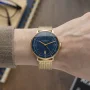  Zdjęcie 2 Sternglas Hamburg Quartz Date Dark Blue Gold Mesh S01-HH07-MI05