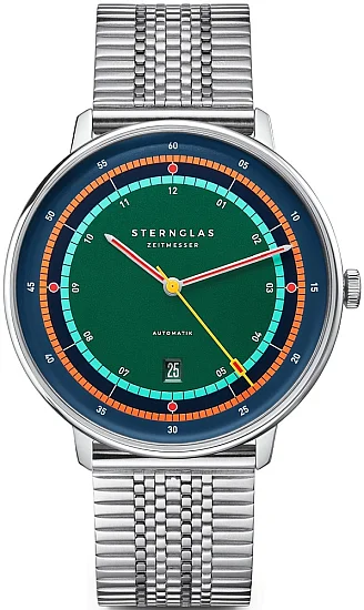 Sternglas Hamburg Automatic Date Limited Edition Argo SuperSlim Bracelet S02-HHA08-ME08