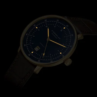Sternglas Hamburg Automatic Edition Marine Dark Blue Gold S02-HHM07-HE01