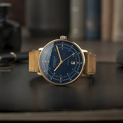 Sternglas Hamburg Automatic Edition Marine Dark Blue Gold S02-HHM07-WL02