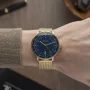  Zdjęcie 2 Sternglas Hamburg Automatic Edition Marine Dark Blue Gold Mesh S02-HHM07-MI05