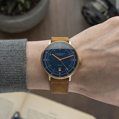 Sternglas Hamburg Automatic Edition Marine Dark Blue Gold S02-HHM07-WL02