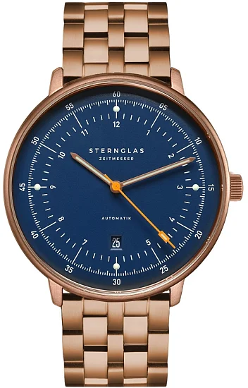 Sternglas Hamburg Automatic Hamburg Automatic Date Dark Blue PVD S02-HH46-ME15