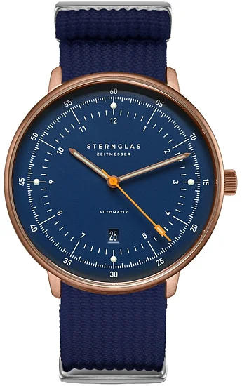 Sternglas Hamburg Automatic Hamburg Automatic Date Dark Blue PVD S02-HH46-FI08