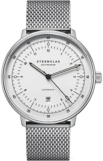Sternglas Hamburg Automatic Steel White S02-HH47-MI04