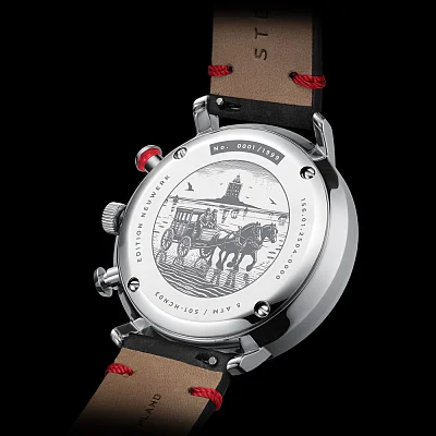 Sternglas Hamburg Mecha-Quartz Chrono Date Anthracite Dial Neuwerk Limited Edition S01-HCN03-VI29