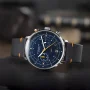  Zdjęcie 3 Sternglas Hamburg Mecha-Quartz Chrono Edition Kuste Date Dark Blue Dial Black Strap S01-HC06-EB05