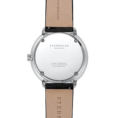 Sternglas Hamburg Quartz Date Graphite Dial S01-HH11-VI15