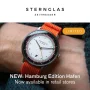  Zdjęcie 9 Sternglas Hamburg Quartz Date Limited Edition Hafen Signal Orange NATO Strap S01-HHH16-FI02
