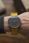  Zdjęcie 2 Sternglas Hamburg Quartz Date Neugraphit Signal Yellow Nylon Strap S01-HH39-FI01