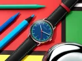  Zdjęcie 8 Sternglas Levin Quartz Date Blue Dial S01-LE06-MO18