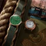  Zdjęcie 3 Sternglas Lumatik Automatic Date Green Dial Green Nylon Strap Edition Bronze S02-LMR19-NY07