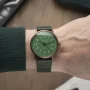  Zdjęcie 2 Sternglas Lumatik Automatic Date Green Dial Green Nylon Strap Edition Bronze S02-LMR19-NY07
