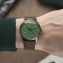  Zdjęcie 2 Sternglas Lumatik Automatic Date Green Dial Mocha Leather Strap Edition Bronze S02-LMR19-VI17