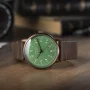  Zdjęcie 3 Sternglas Lumatik Automatic Date Green Dial Mocha Leather Strap Edition Bronze S02-LMR19-VI17