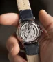  Zdjęcie 7 Sternglas Lumatik Automatic Date Light-Blue Dial Blue Nylon Strap S02-LM17-NY05